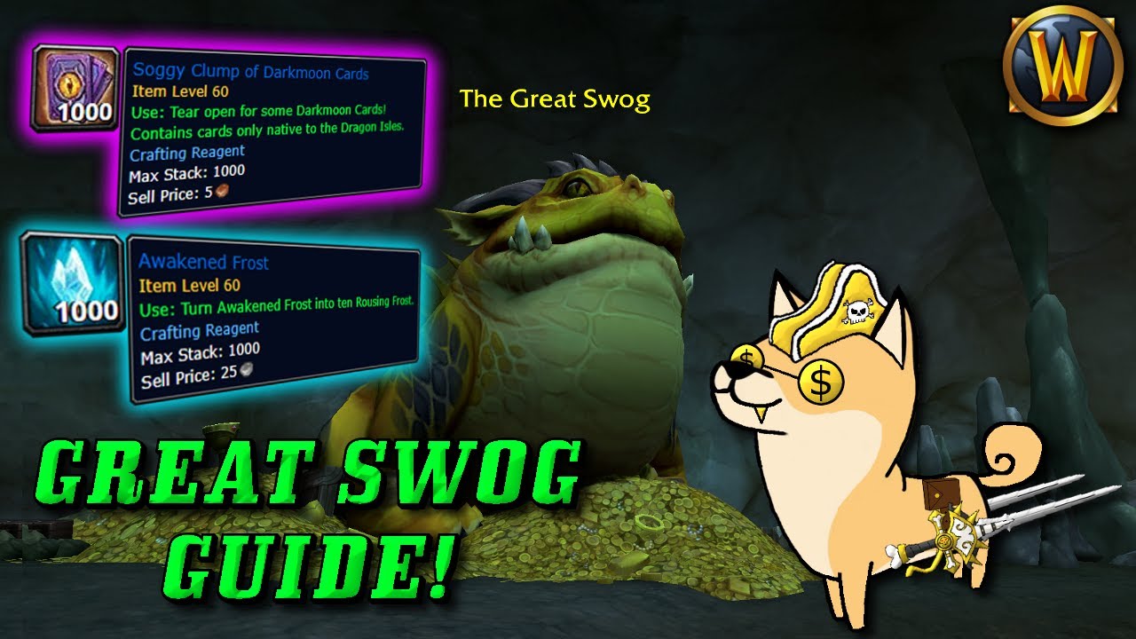 The Great Swog: Dragonflight Fishing Tips/Tricks (Rare reagents, Darkmoon Cards, and more!)