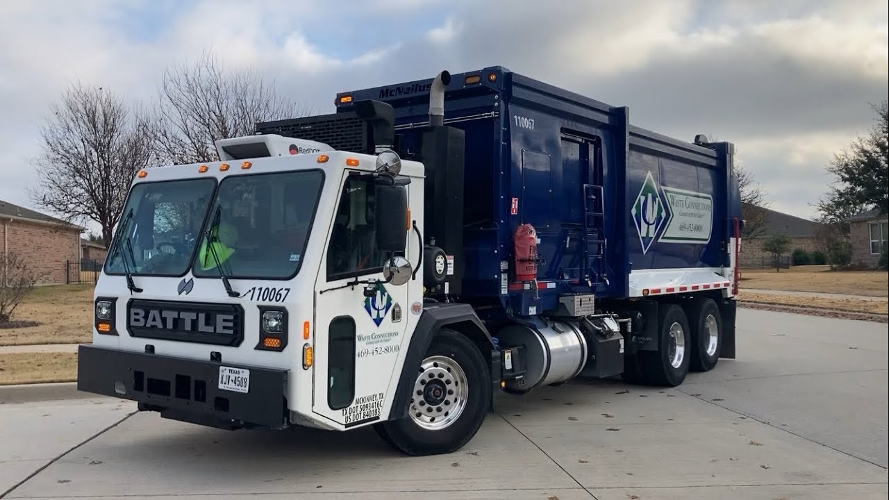 Waste Connections: Battle Motors Mcneilus Zr Garbage Truck 