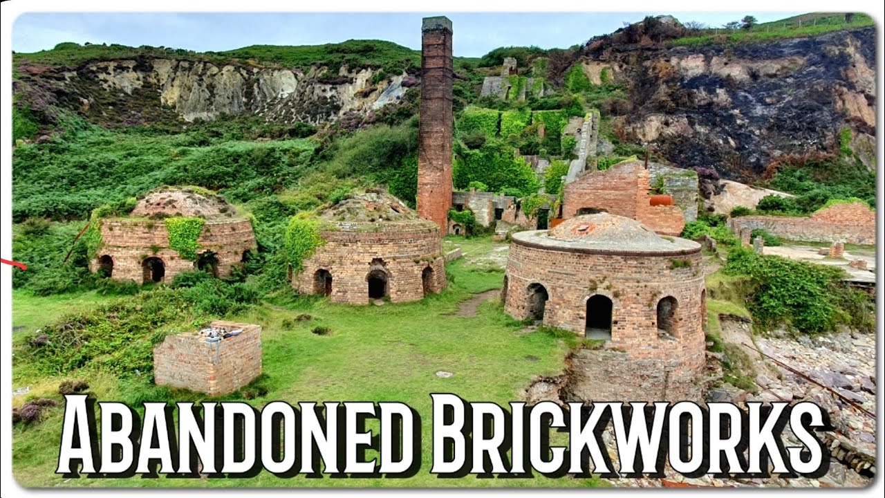Abandoned Porth Wen BRICKWORKS. Anglesey Wales.