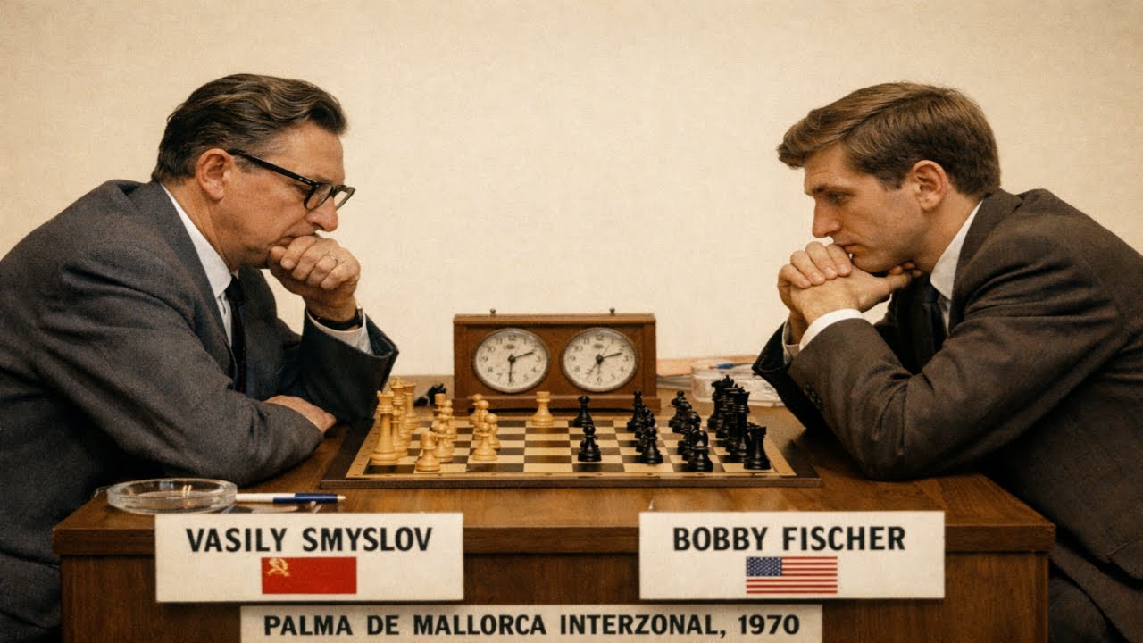Vasily Smyslov vs Bobby Fischer - Palma de Mallorca Interzonal, 1970
