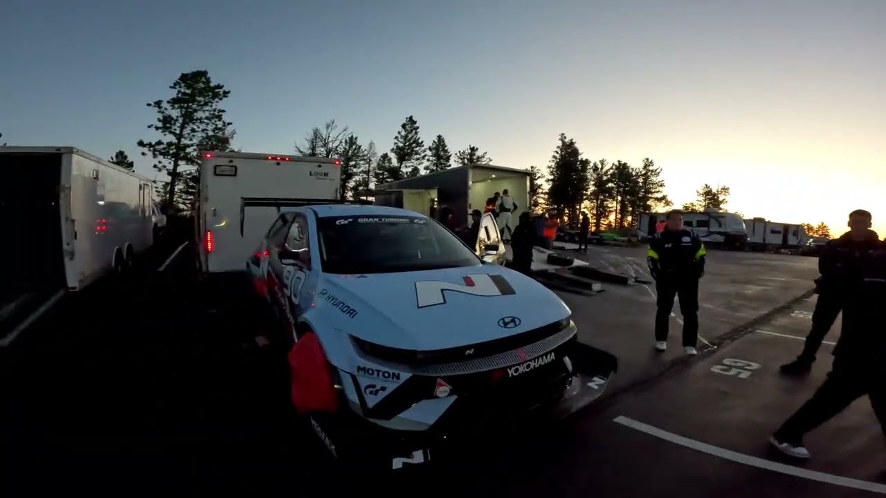 EVS Ioniq5N - Setting up in the morning - PDuh pov