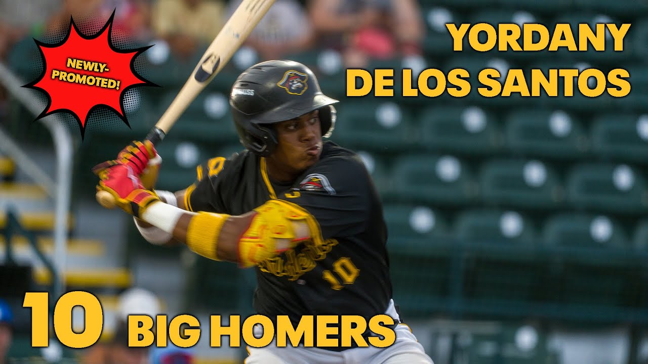 10 of Yordany De Los Santos' Biggest Homers (De Los Santos Called Up to High-A Greensboro!)