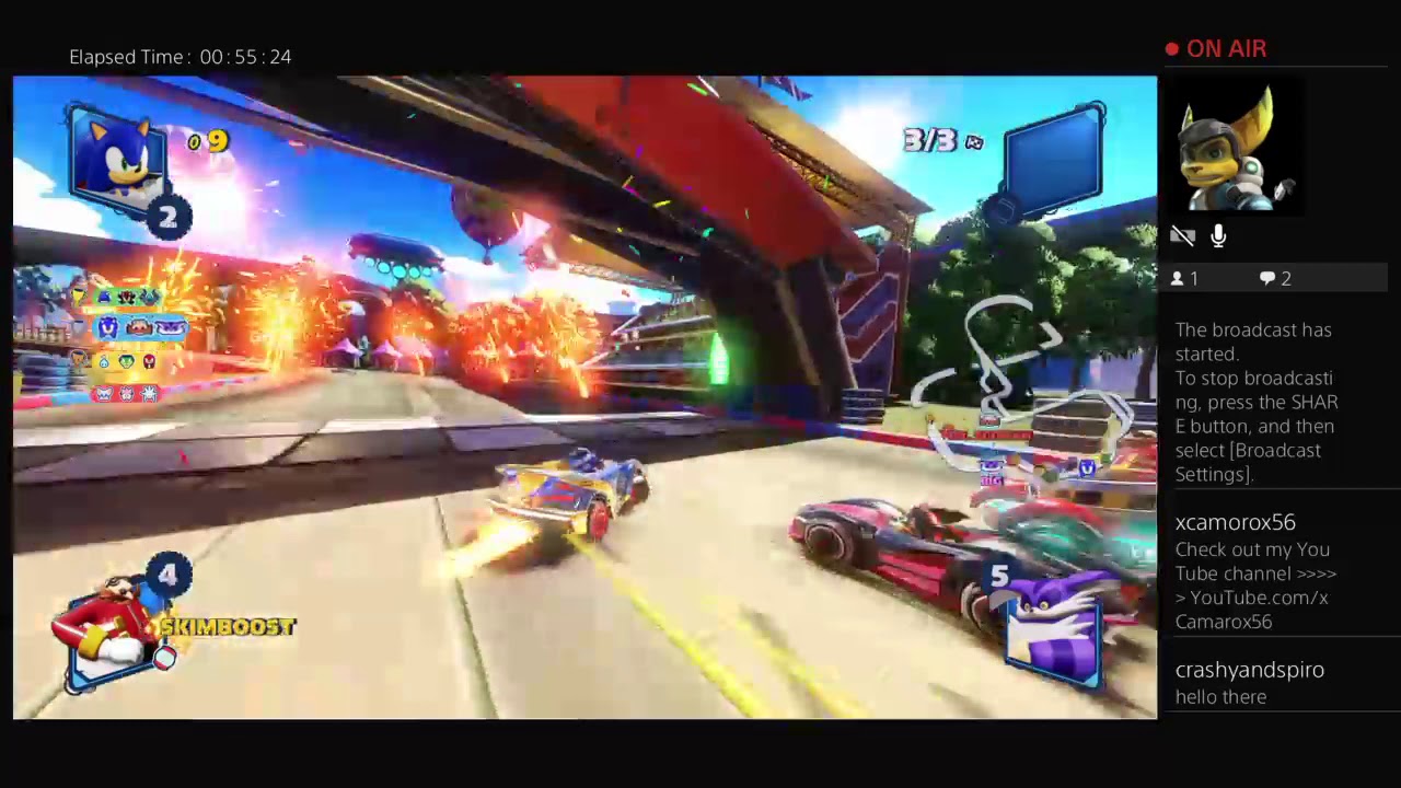 HE PUSHED ME TO 2ND PLACE #teamsonicracing
