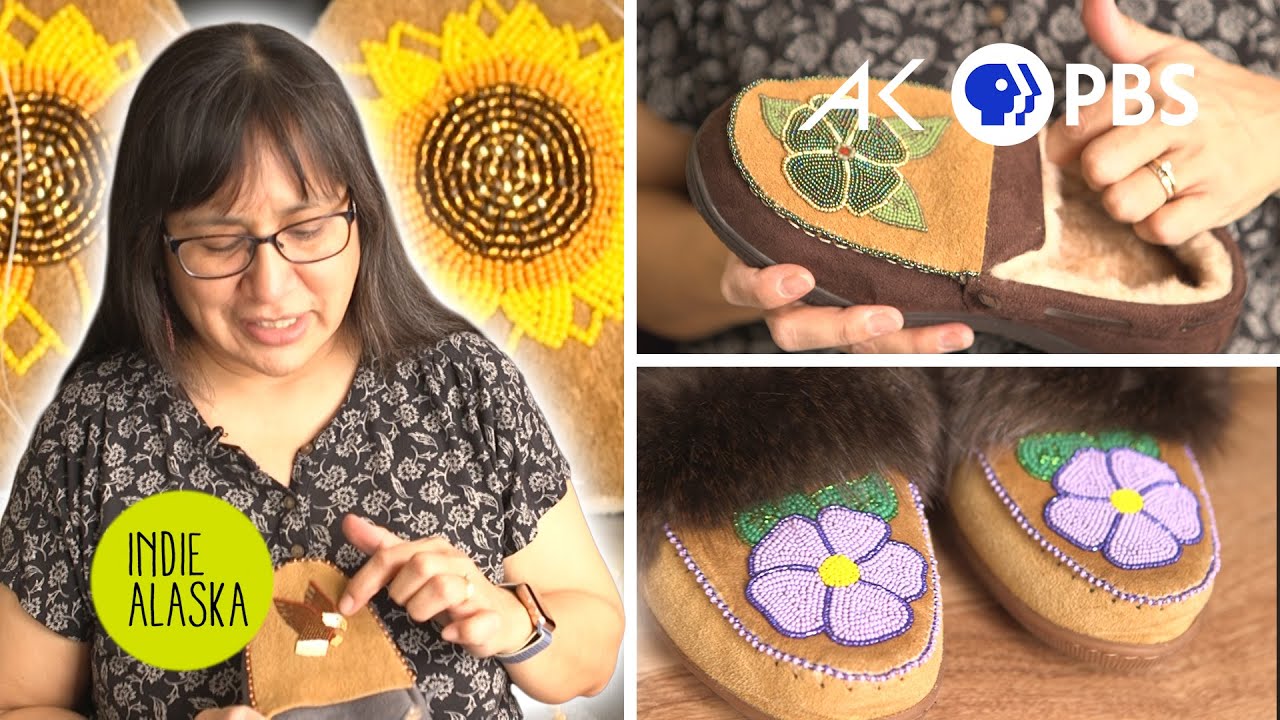 Beaded flowers and birds are a cultural connection for this Athabascan artist | INDIE ALASKA