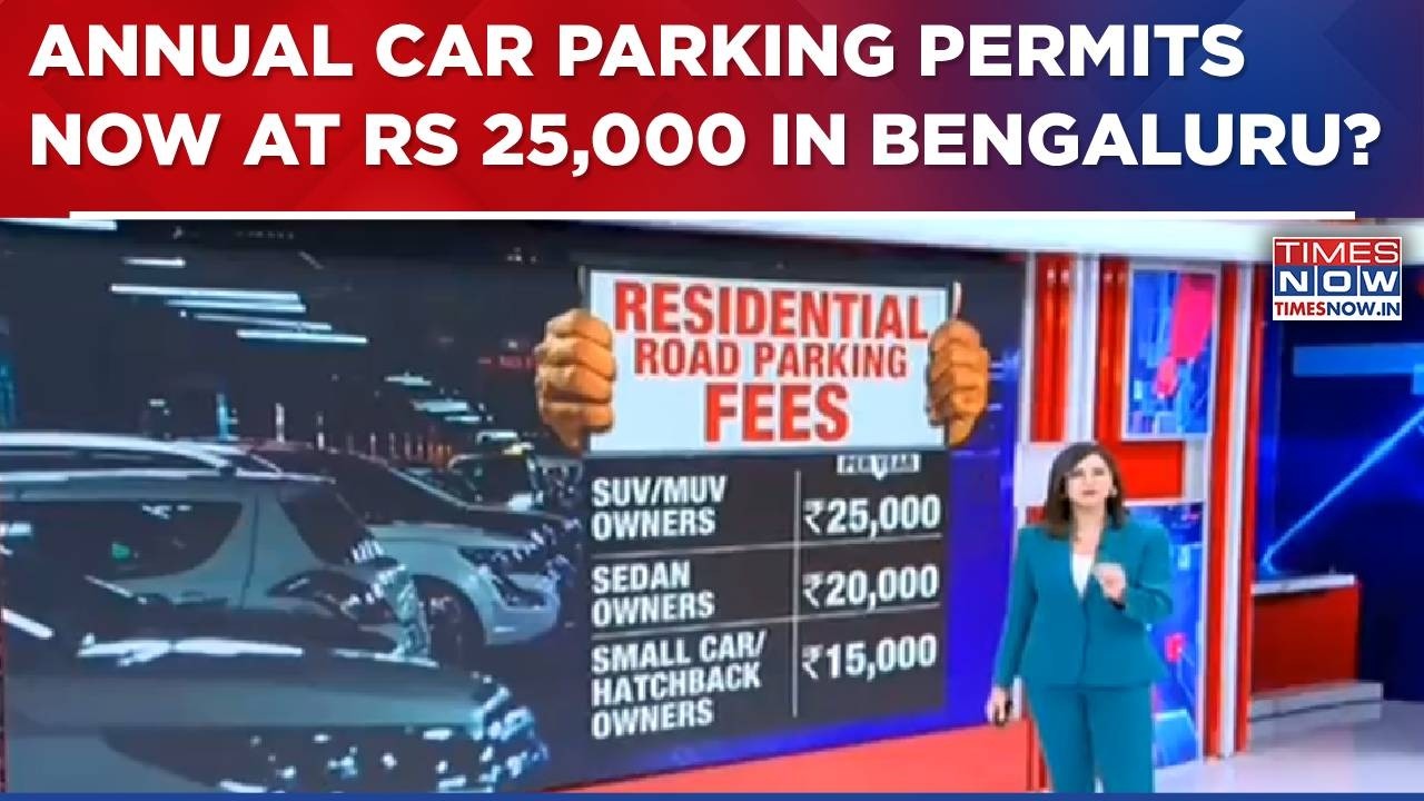 Annual Parking Permits Now At Rs 25,000? Bengaluru's New Parking Policy Bill Raises Eyebrows | WATCH