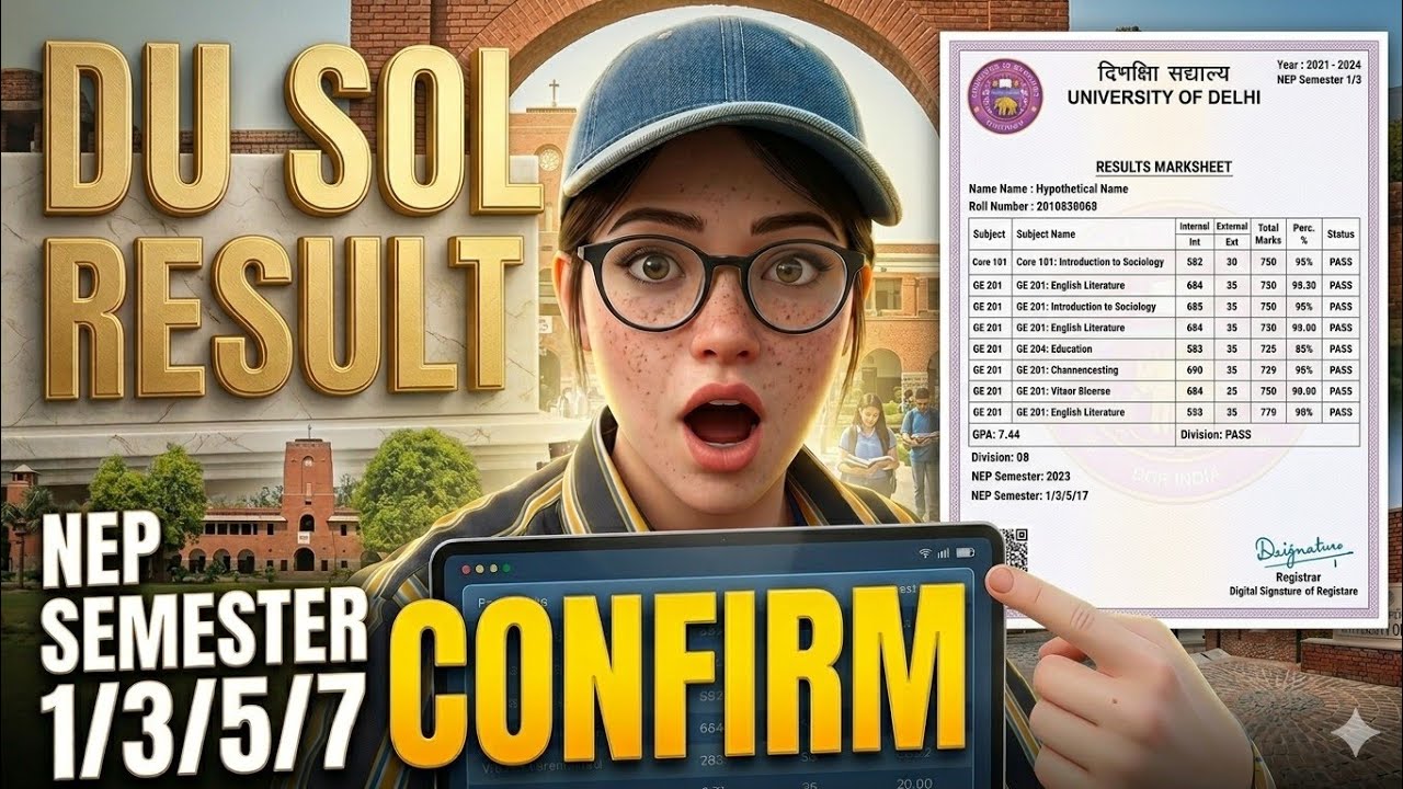 DU SOl 1st/3rd/5th/7th semester result Update 📢 l why result late 🫩 l detailed Video expected date 