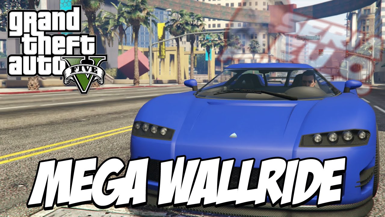 GTA V - MEGA wallride SUPER COMPLICADO, DESEMPENHO 100%