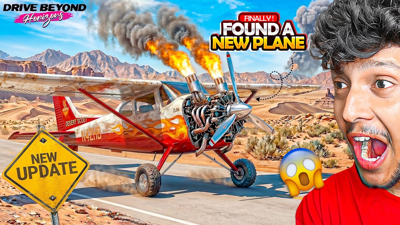 OMG! I FOUND A REAL PLANE IN THE DESERT🔥DRIVE BEYOND HORIZON (NEW UPDATE)