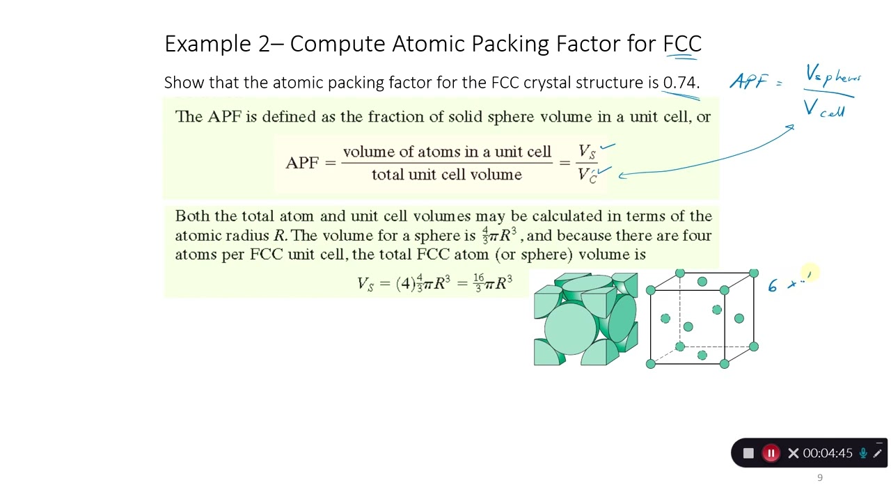 Materials - Chapter 3 - Structure of Crystalline Solids - Intro Part 2