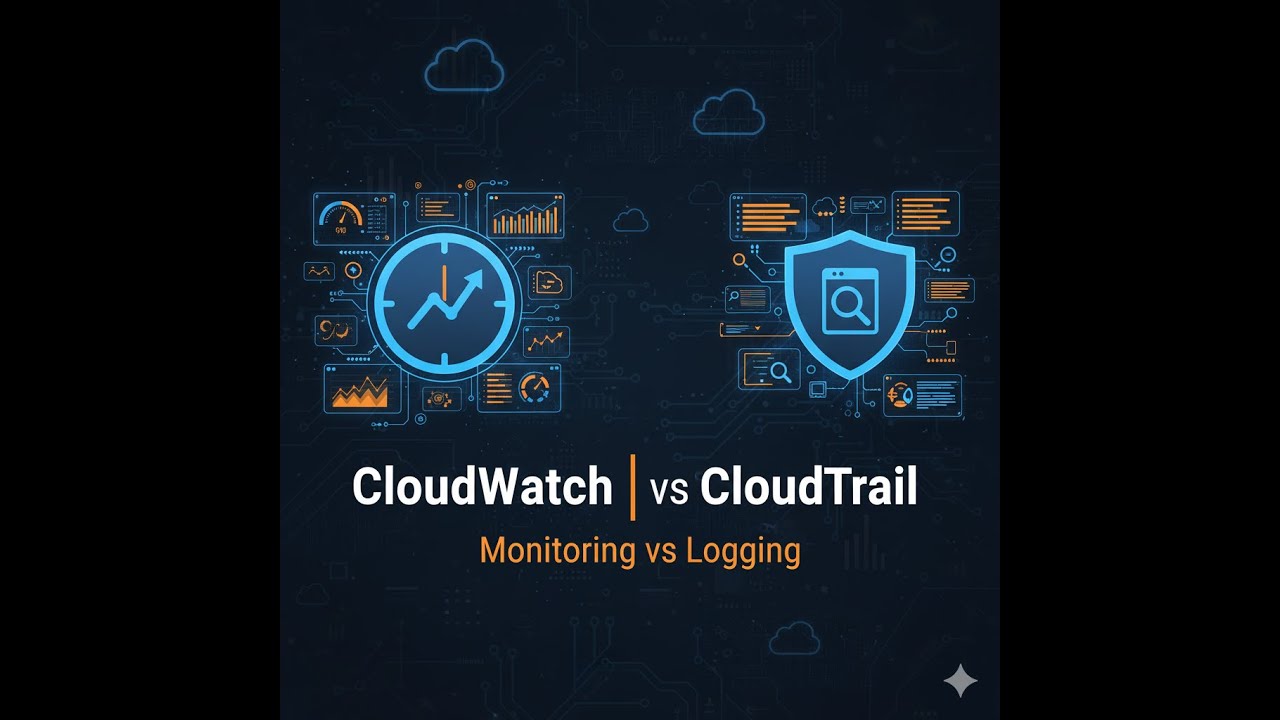 AWS CloudWatch vs CloudTrail | Key Differences, Monitoring & Logging Explained