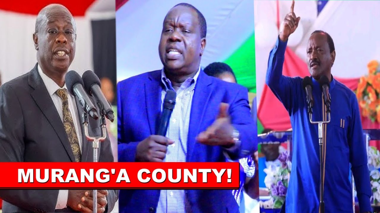 LIVE: Gachagua, Kalonzo, Matiangi and other united opposition in Muranga for a church service!