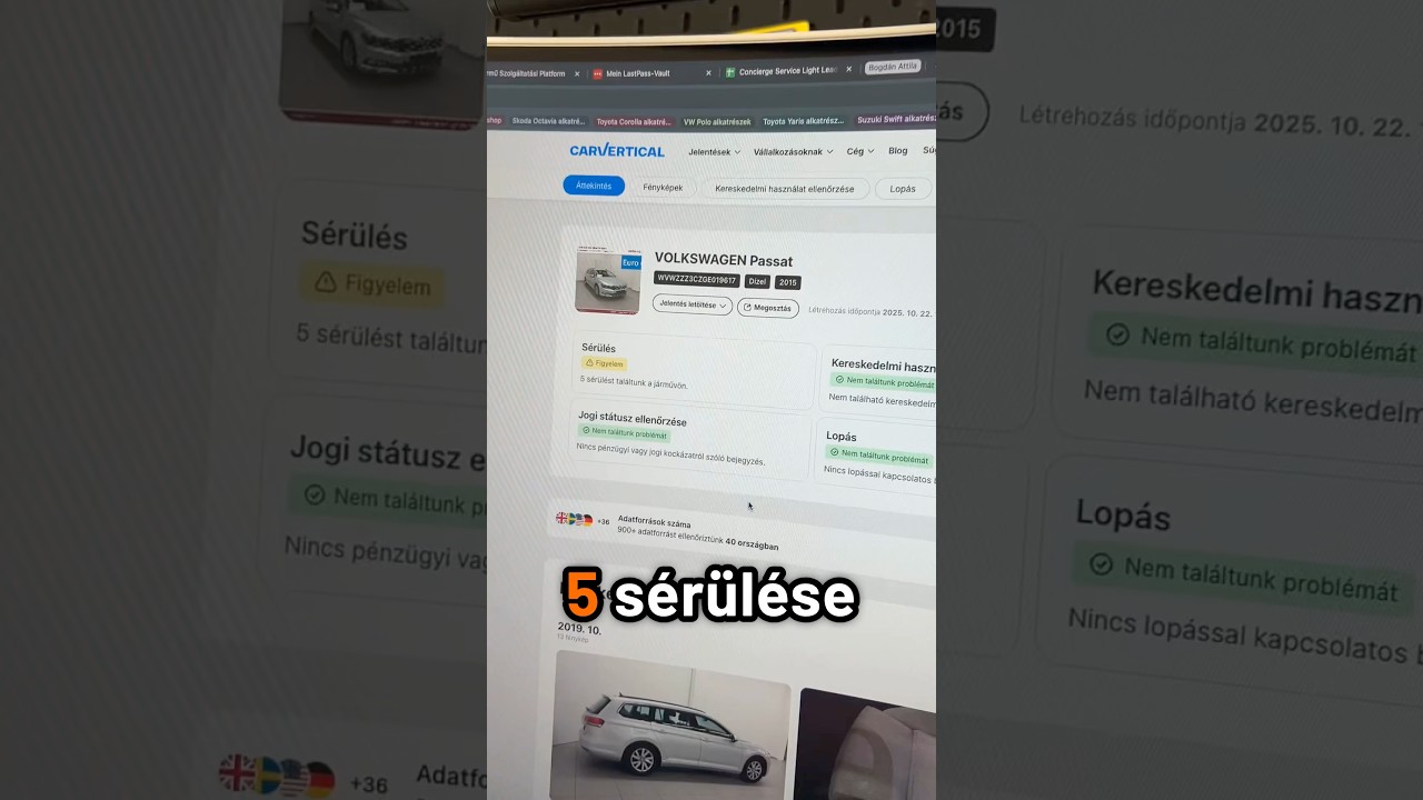 &Iacute;me amit a Carvertical nem tud megmondani