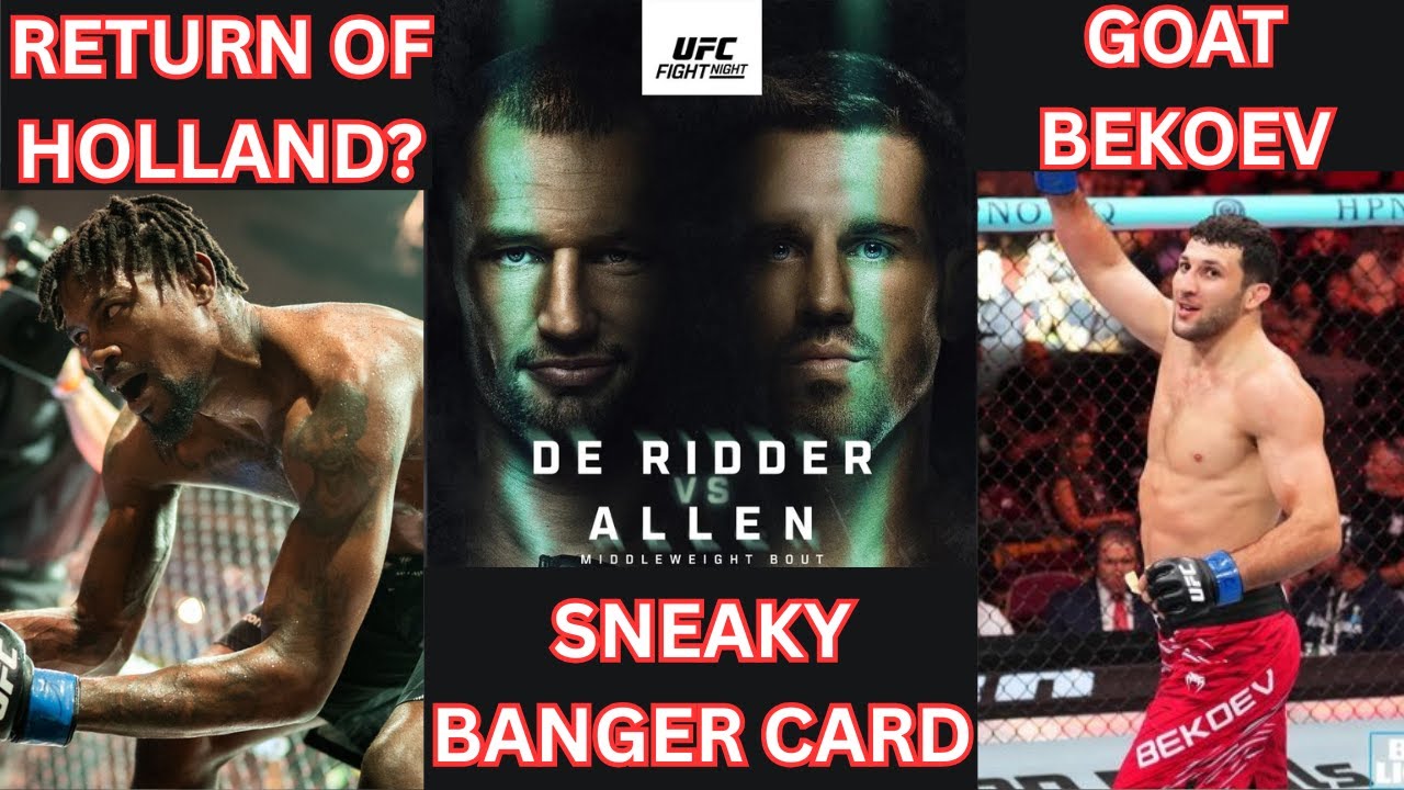 UFC Vancouver: RDR vs Allen Full Card Predictions and Breakdown