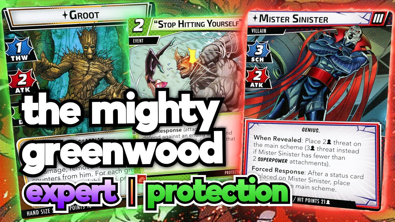 The Mighty Greenwood - Groot Protection vs. Mister Sinister - Expert - Marvel Champions