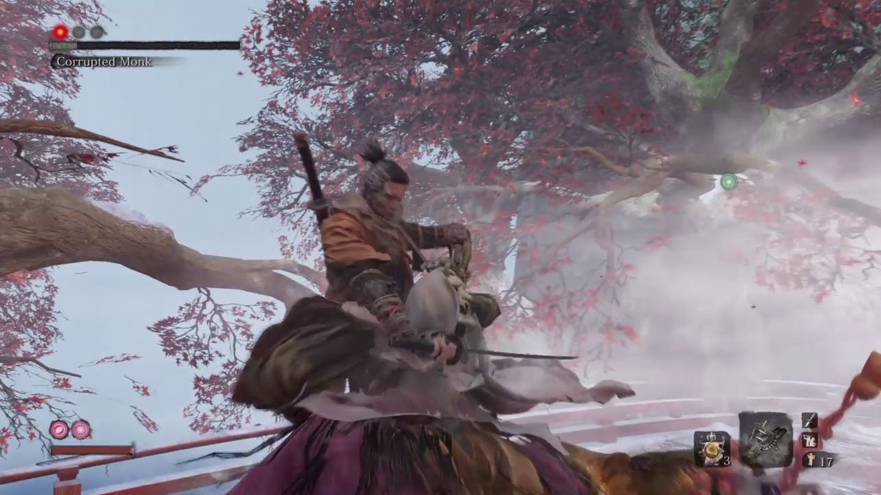 Sekiro - True Corrupted Monk - No Damage - Base vitality & posture