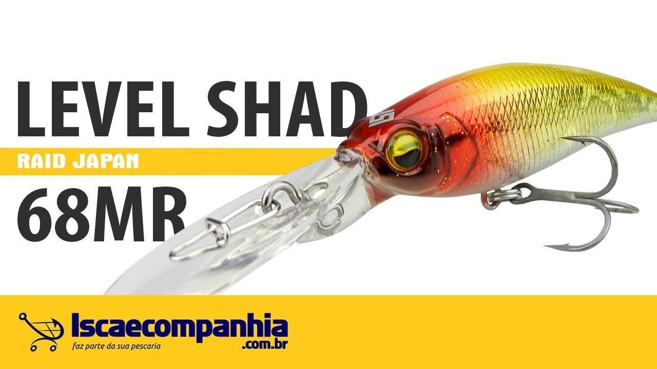 Isca Artificial Raid Japan Level Shad Sprinter 68MR