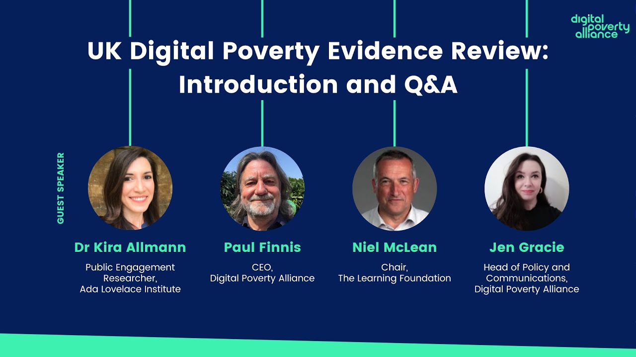 DPA UK Digital Poverty Evidence review Webinar