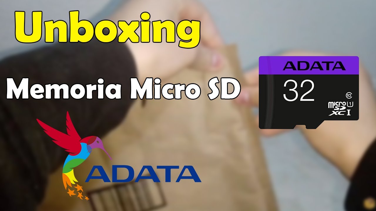 Unboxing 📦: Memoria Micro SD Adata 32GB (Compras por #Amazon)