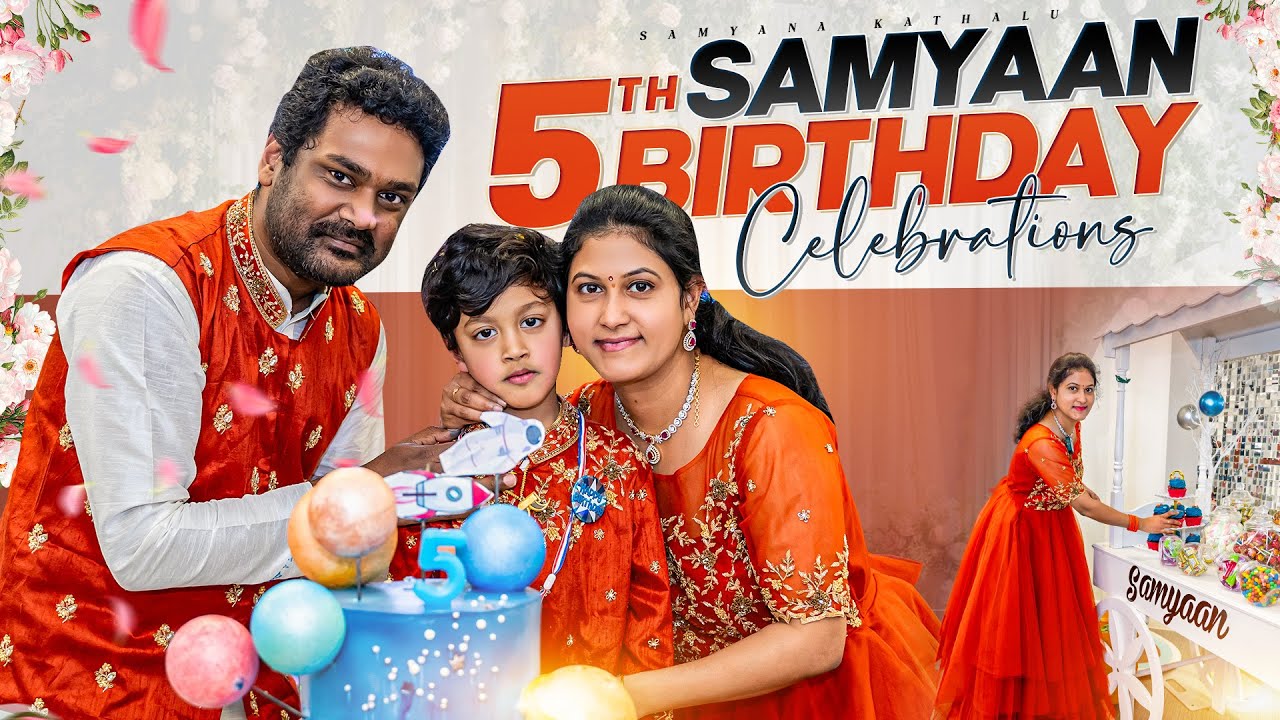 Samyaan 5th Birthday Celebrations || Samyana Kathalu || @pashamproductions
