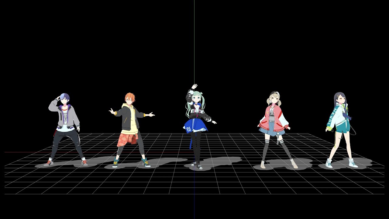 [MMD] DAYBREAK FRONTLINE (mirrored dance practice ver.) - Vivid BAD SQUAD - READ DESC