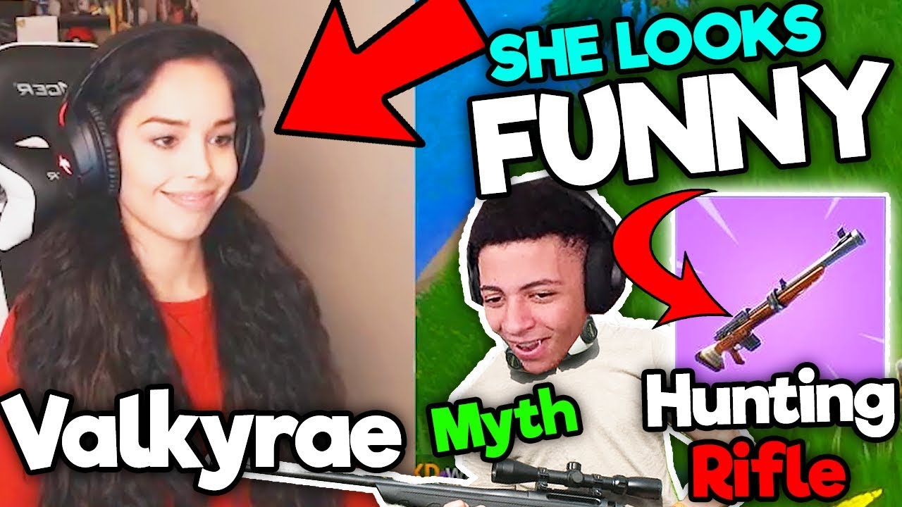 VALKYRAE IS FUNNY, MYTH'S HUNTING RIFLE - Fortnite FUNNY & SAVAGE Moments #5