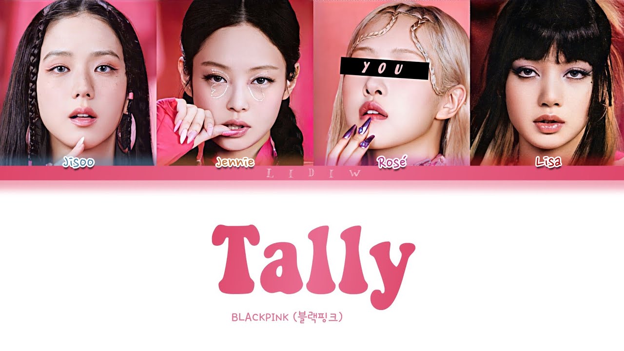 Blackpink || Tally but you are Rosé (Color Coded Lyrics Karaoke)
