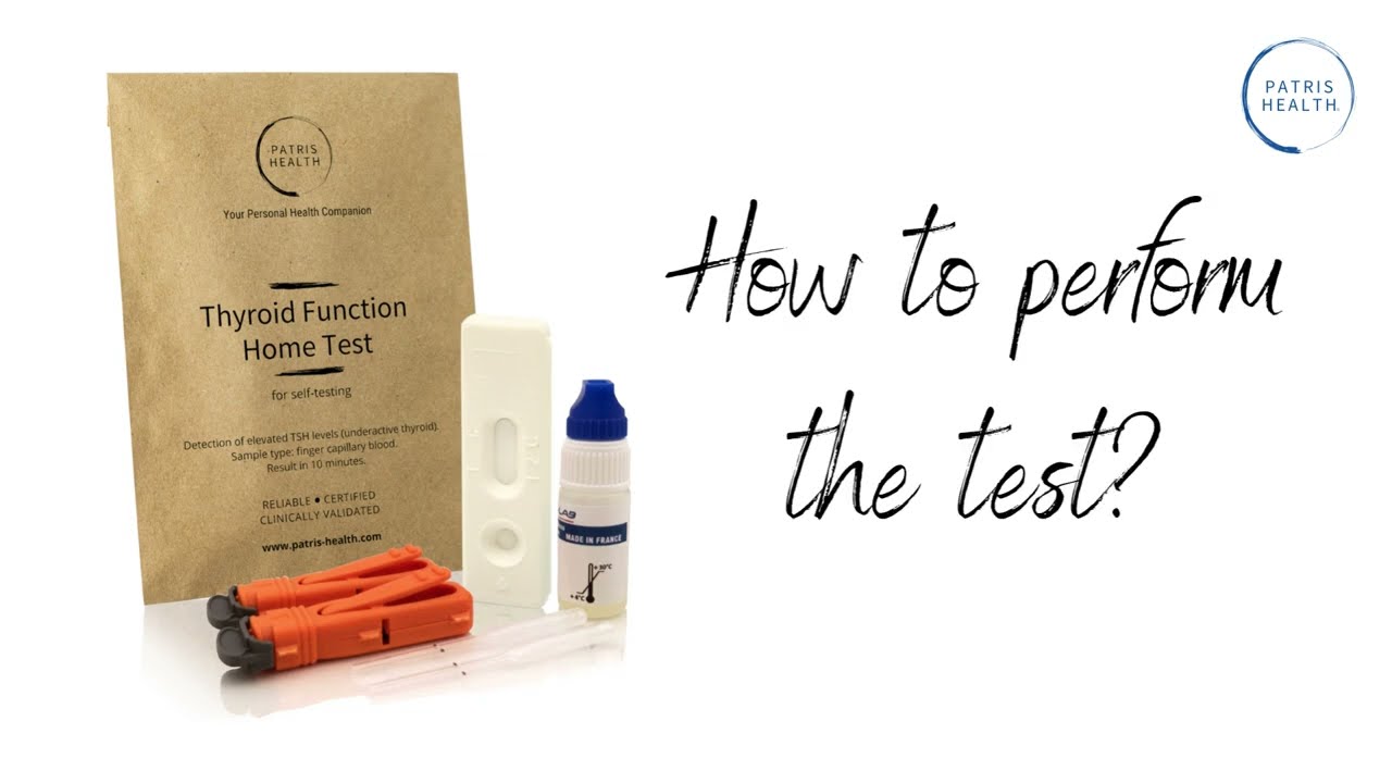 Patris Health&reg; Thyroid Function Home Test: How to perform the test?