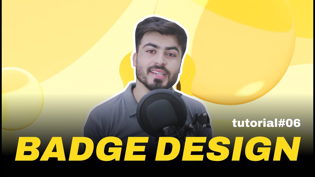 Badge Design - Material Design 3.0 - Tutorial #06