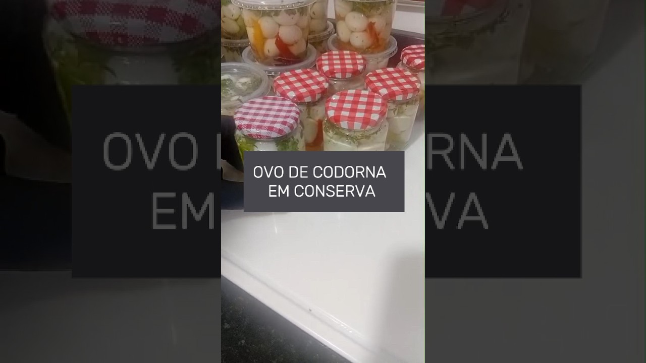 Como Fazer Ovo de Codorna em conserva (Cozido e Temperado)