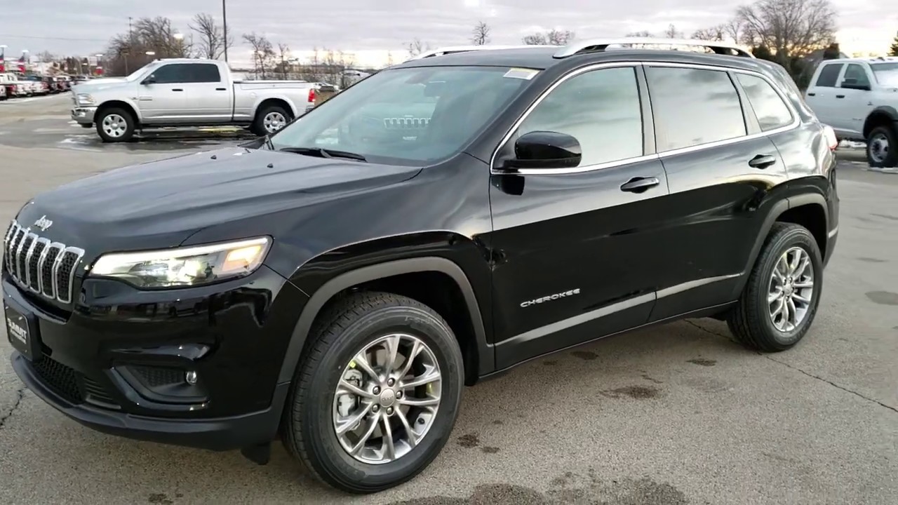 BRAND NEW 2020 JEEP CHEROKEE LATITUDE PLUS WALK AROUND REVIEW DIAMOND BLACK 20J61 SOLD!