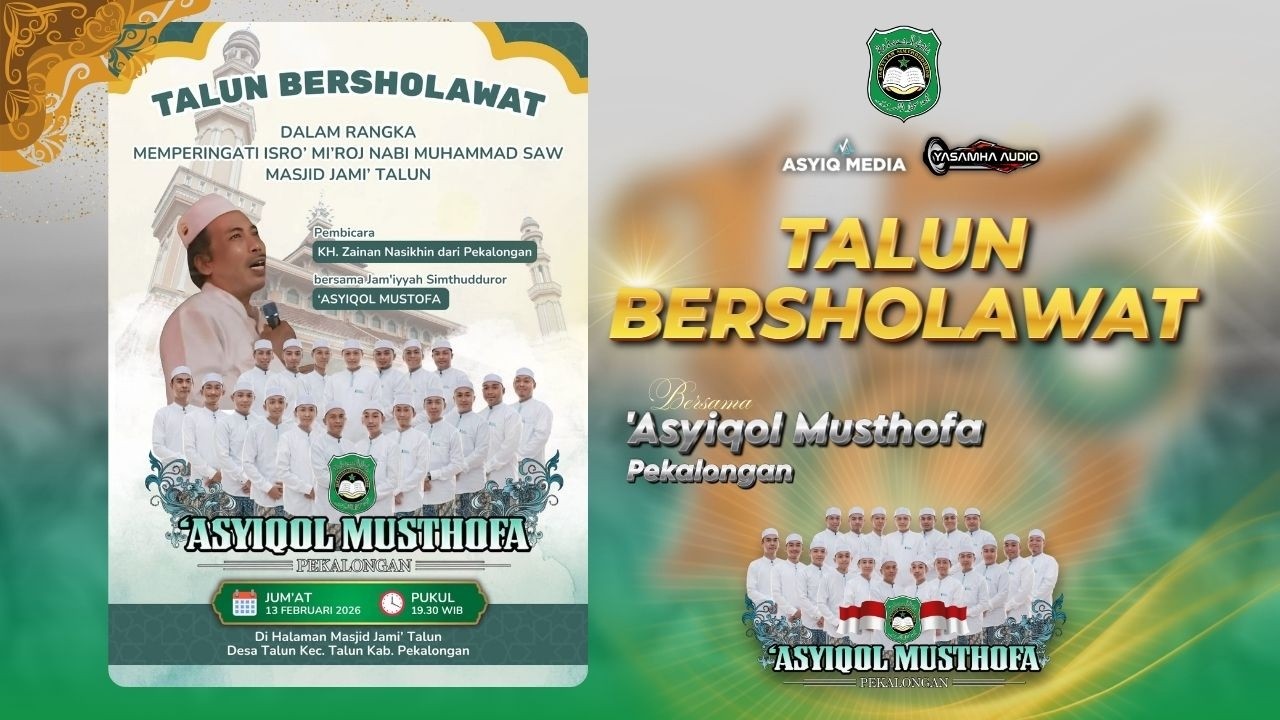 🔴[LIVE] TALUN BERSHOLAWAT BERSAMA 'ASYIQOL MUSTHOFA PEKALONGAN