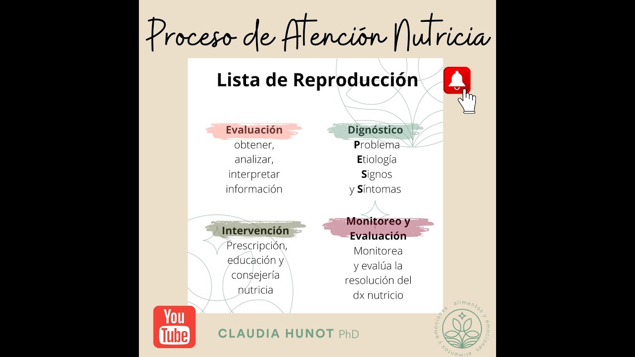 Proceso de Atención Nutricia PAN Claudia Hunot PhD
