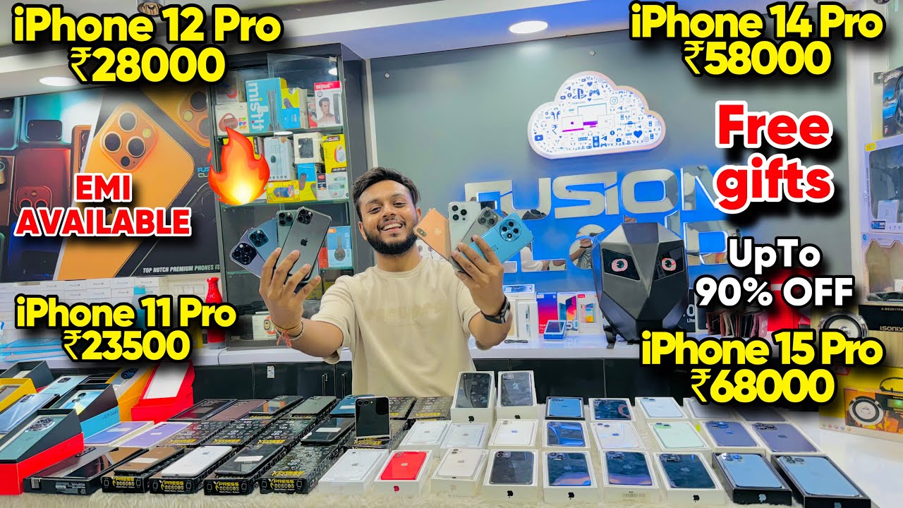 Biggest iPhone Sale Ever 🔥| Cheapest iPhone Market | Second Hand Mobile | iPhone 15 Pro iPhone 14