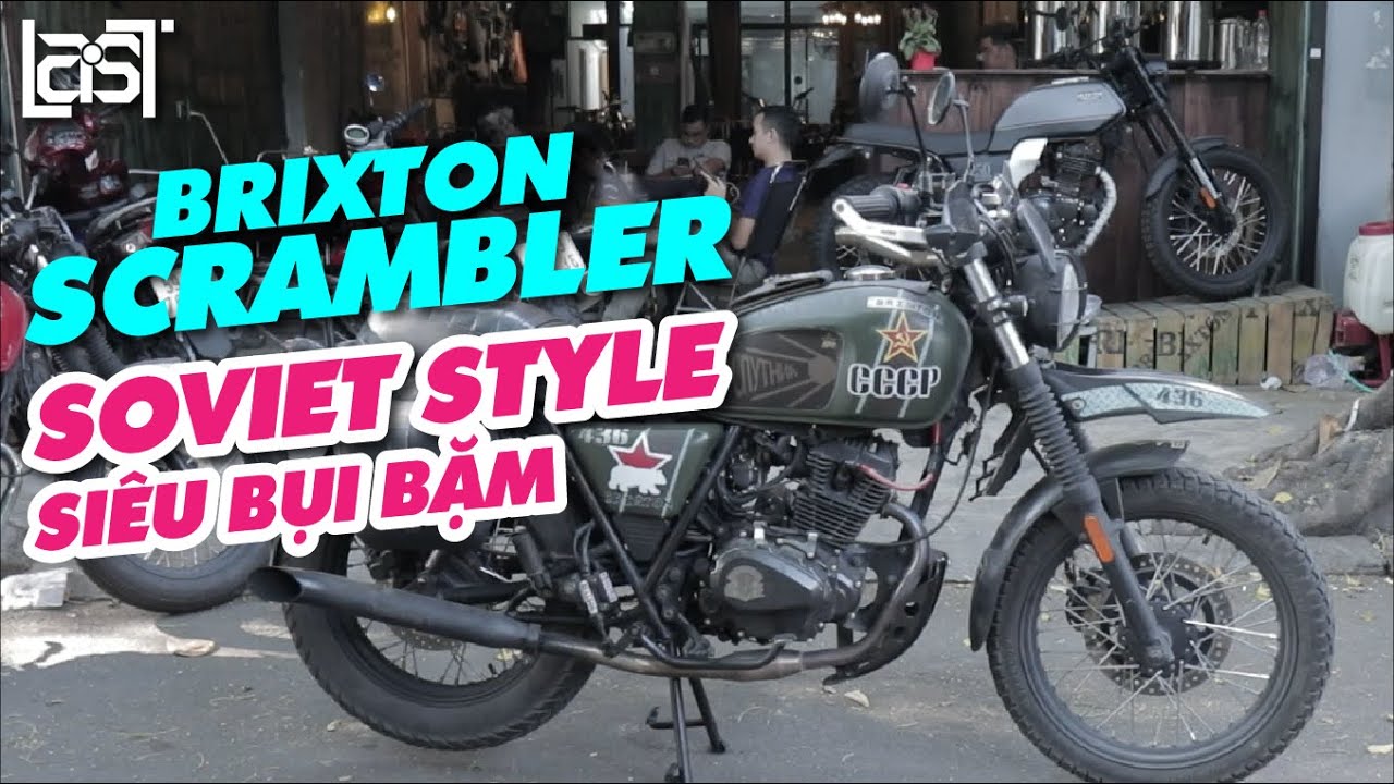 BRIXTON SCRAMBLER BX 150 Custom Off-Road phong cách Liên Xô soldier