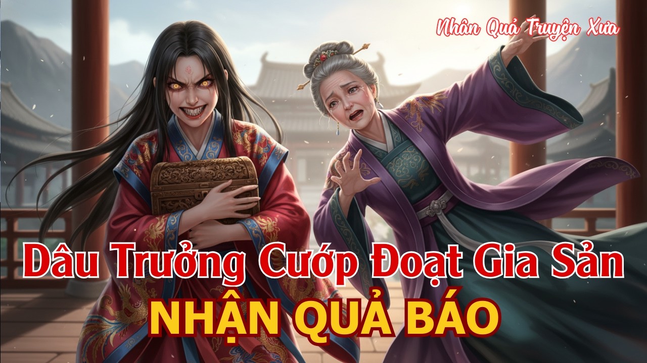 Dâu Trưởng Tàn Nhẫn Xô Ngã Mẹ Chồng Cướp Đoạt Gia Tài Nhận Quả Báo Nhãn Tiền | Nhân Quả Truyện Xưa