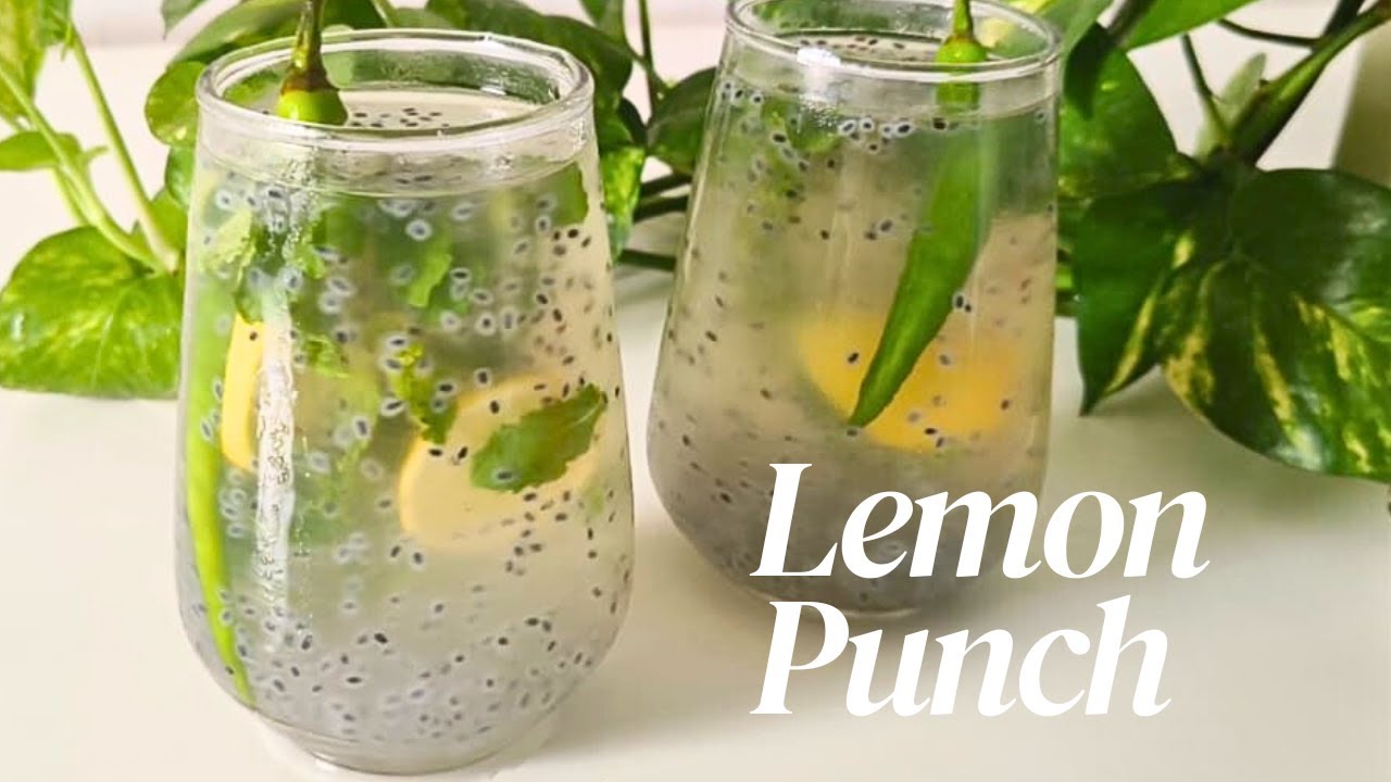 Lemon Punch/Summer Lemon Drink Recipe