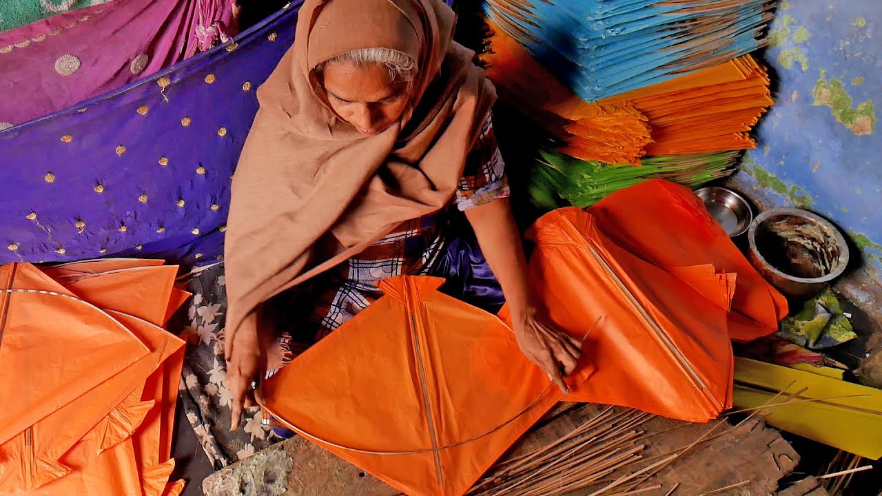 How Kites are Made in India | Inside Factory