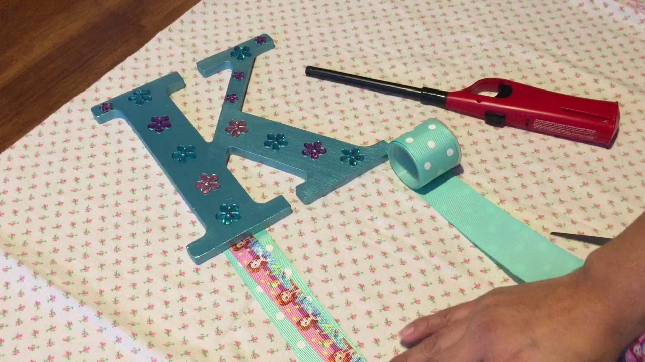 DIY Hair Bow Organizer