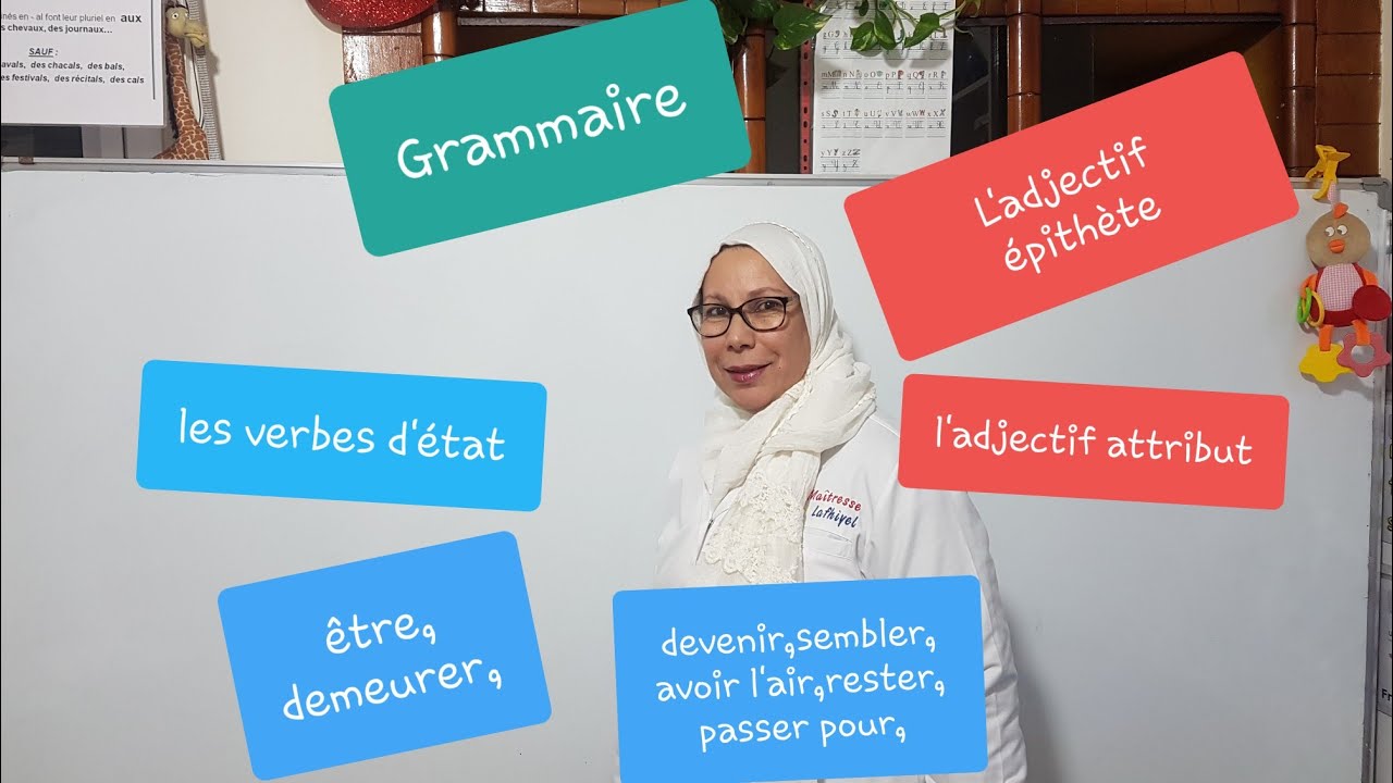 Grammaire:L'adjectif qualificatif et fonction