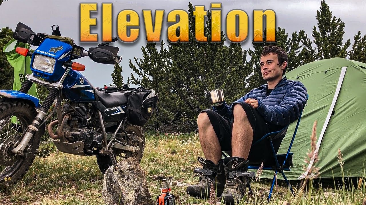 Yamaha TW200 Moto Camping | Rocky Mountain High around 11,000 feet