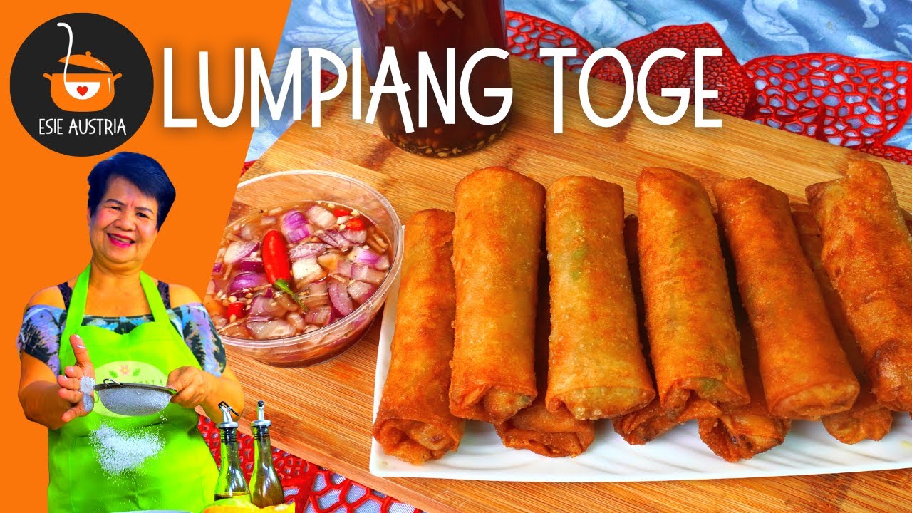 LUMPIANG TOGUE | LUMPYANG GULAY | PRITONG LUMPIA