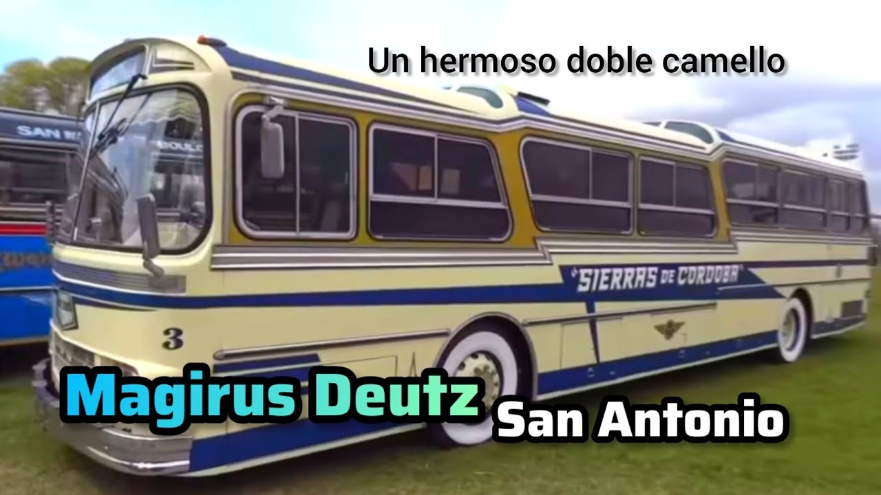 El Magirus Deutz San Antonio; un autobús Argentino con chasis Alemán,  Una joya de los años 70