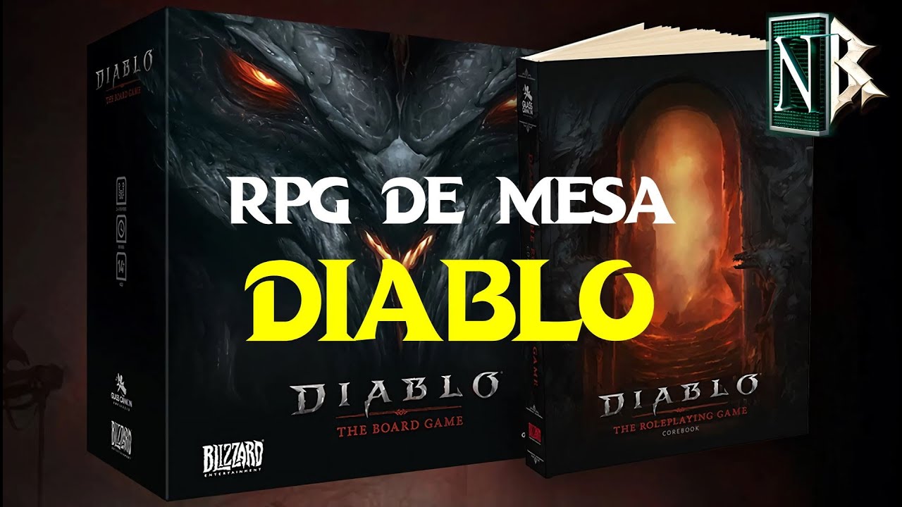 Lançamento RPG de mesa DIABLO  #rpgdemesa #diablo #tabletoprpg #trpg  #dnd #5e #blizzard #rpg