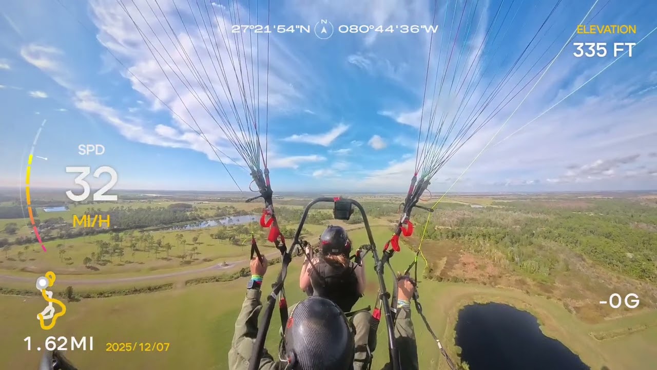 sunnyland Sunday tandem flight 3 12/7/2025