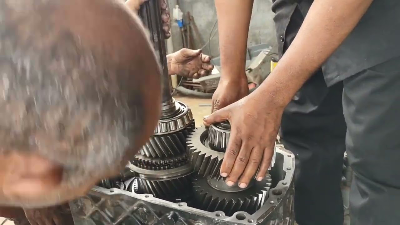 Montagem da caixa ZF 16 S constelletion