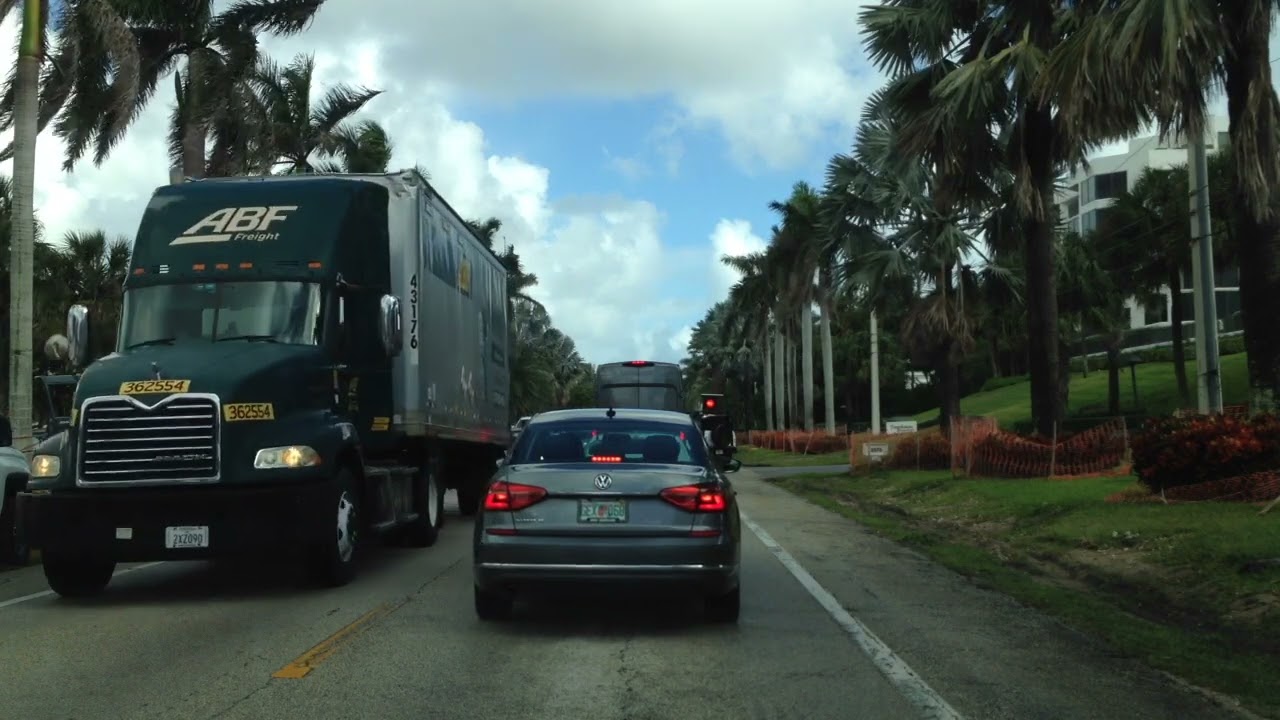[Driving ASMR] Ocean Drive from Boca Raton to Palm Beach