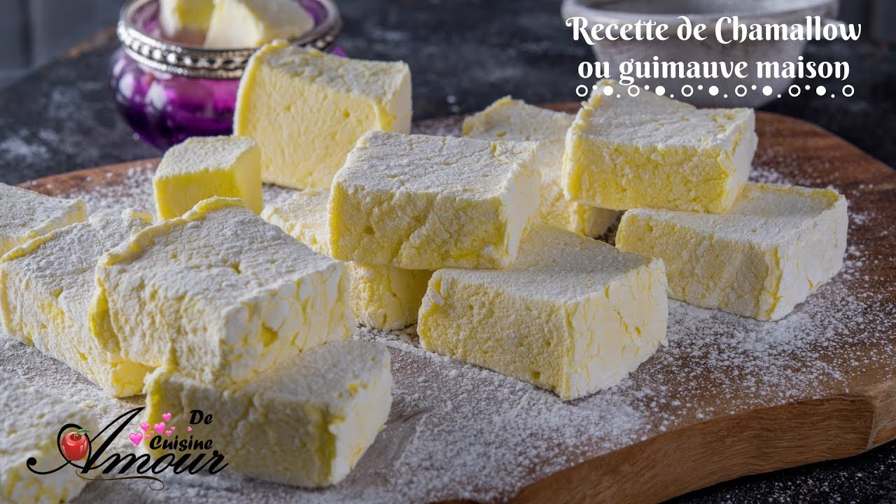 recette de guimauve maison, sans oeufs, chamallow ou marchmallow