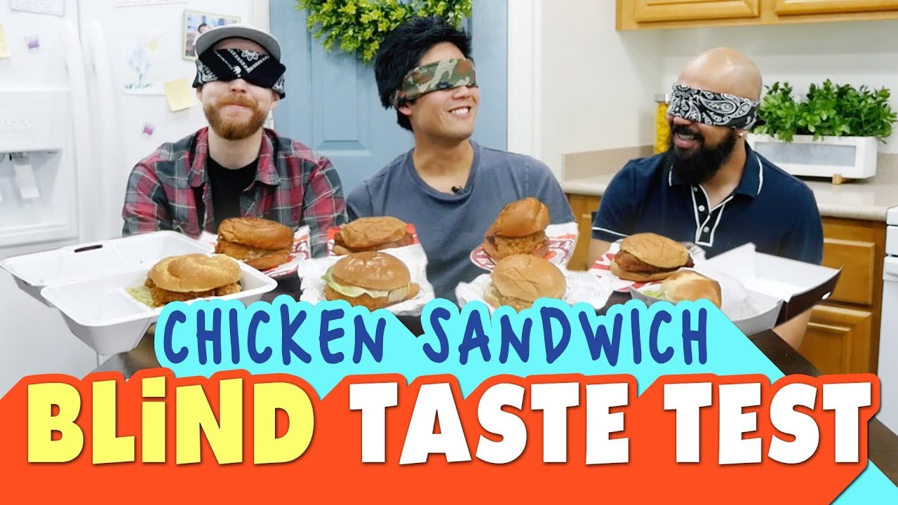 Chicken Sandwich Blind Taste Test!