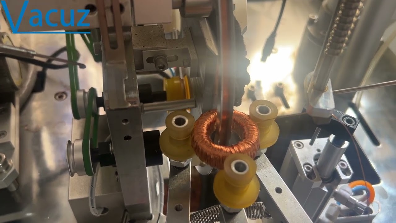 0.4mm 3300T Fully Automatic Toroidal Core Inductor Belt Type Winding Machine Equipment For Sale