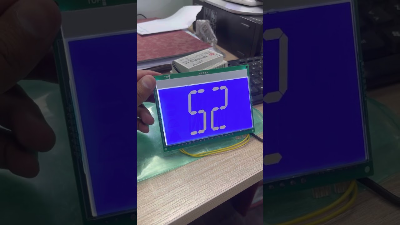 PRUEBA MODO DEMO DISPLAY LCD MODELO RAINBOW MOVILIFT ITALIA ASCENSOR